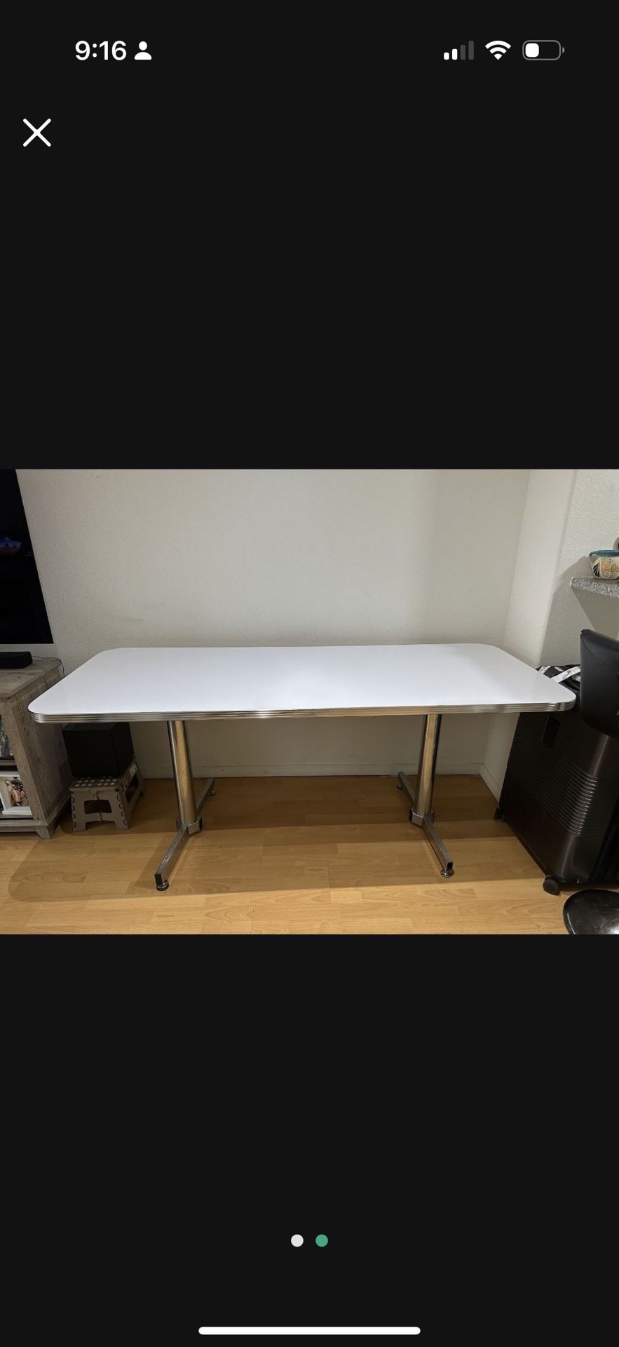 White Table