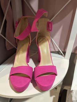 Dreampairs Pink High Heels Size 6 