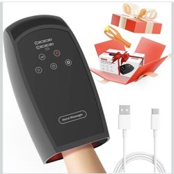 Hand Massager with Heat and Compression, Cordless Hand Massager for Arthritis and Carpal Tunnel, Pressure Point Therapy for Arthritis