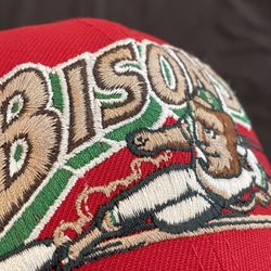 BUFFALO BISON NEW ERA FITTED HAT SIZE 7 1/8