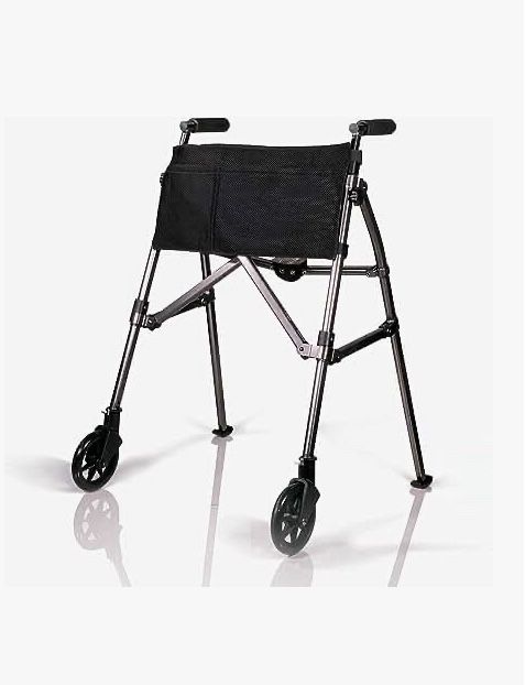 Lightweight Folding Walker With Pockets 