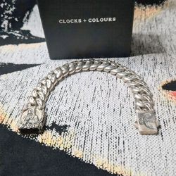AUTHENTIC Clocks + Colours “Appreciation” Bracelet – .925 Sterling Silver