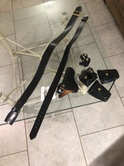 Security/ police equipment. Tactical belt. Holster.