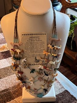 Gorgeous 4 Strand Authentic Fetish Necklace 