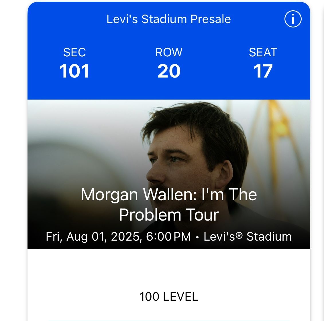 Morgan Wallen Friday 8/1/25 6PM