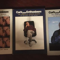 Curb your enthusiasm DVDs seasons 1,2 & 3