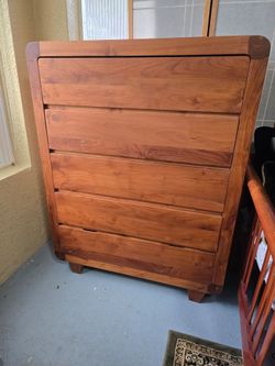 Solid teak wood dresser