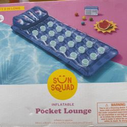 Sun Squad Inflatable Pocket Lounge – 