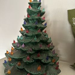 Antique Ceramic Christmas Tree