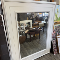 57 by 46 White mirror