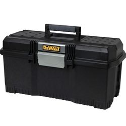 DEWALT 24-Inch Tool Box - One-Touch Latch, Water Resistant