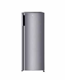 6.0 cu. ft. Single Door Refrigerator with Inverter Compressor and Pocket Handle in Platinum Silver