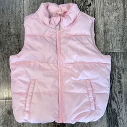 Toddler Pink Puffer Vest 4T