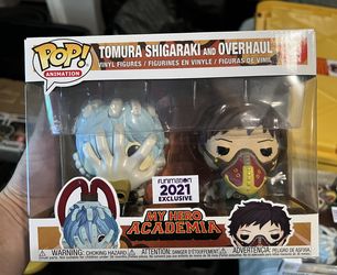 Tomura Shigaraki And Overhaul Funko Pop Twin 2 Pack Funimation 2021 Exclusive Funko Pop