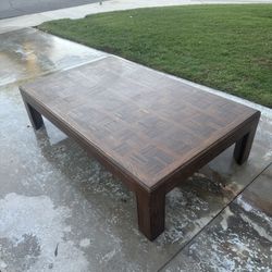 Brown Wood Table