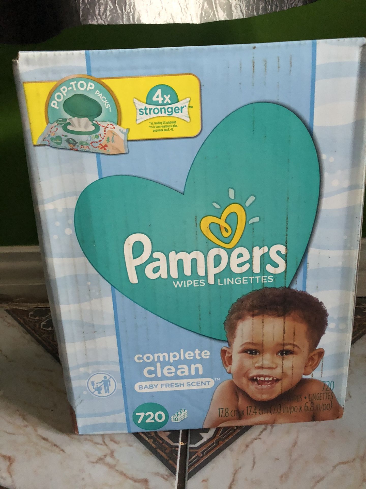 Wipes pampers $14