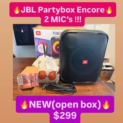 🔥 JBL  PARTYBOX  ENCORE 🔥 2 MIC’s 🔥 $299 🔥