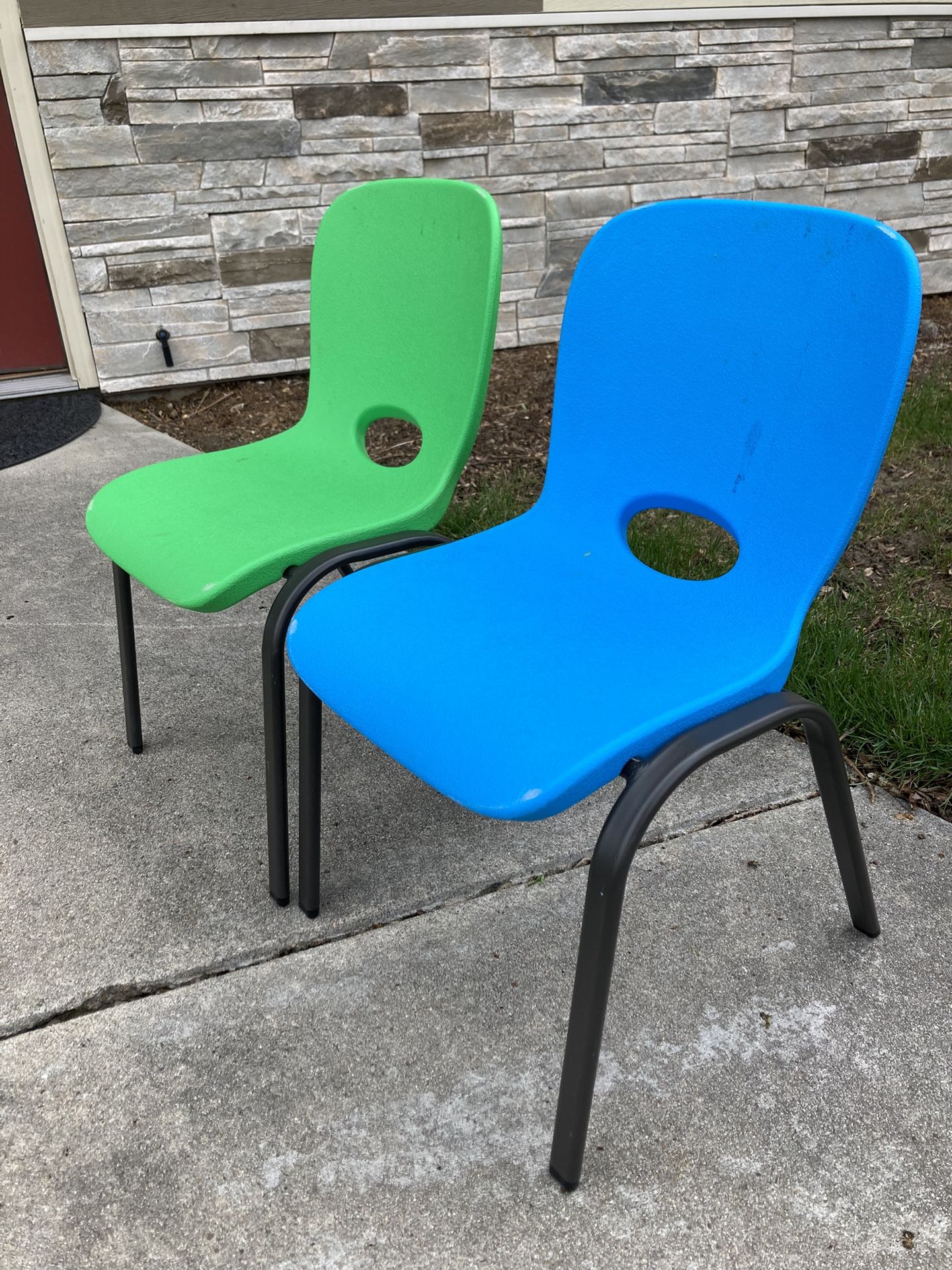 Small plastic chair kids silla