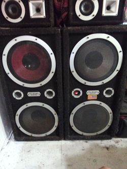 Pro studio industrial sound pressure system speakers for outside or inside