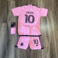 Messi Inter Miami soccer Jersey for kids Size 26 (10-11years Old)