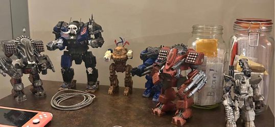 Jupiter mechs from joyride studios Mechwarrior Battletech