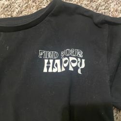 Black Find Your Happy Tee