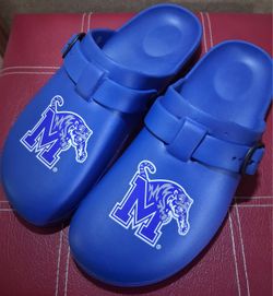 Foco Memphis Tigers Clogs Unisex Men's 9-10  Women's 11-12