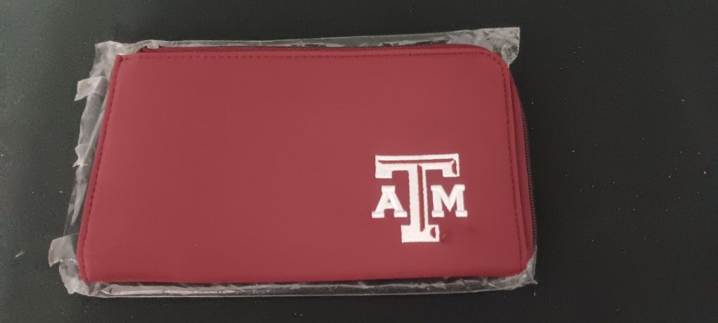 Womans Texas A&M Wrist Bag New