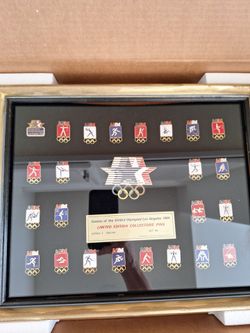 OLYMPIC PIN SET - LOS ANGELES SUMMER '84