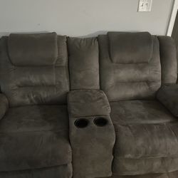 Double Recliner-Brown