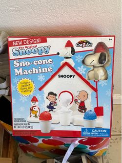 Snoopy snow cones!