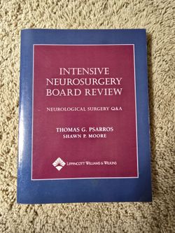 Intensive Neurosurgery Board Review: Neurological Surgery Q&A 2nd Edition - Used