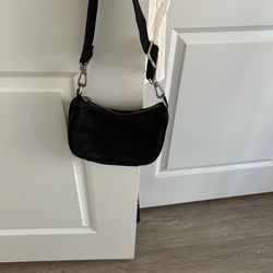 Small Leather Black Bag