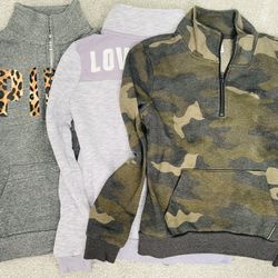 PINK 3/4 Zip Fleece- XS/S