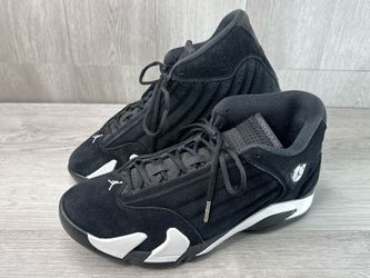 Nike Air Jordan 14 Retro Black White 487471-016 Size 11 (A1D032960)