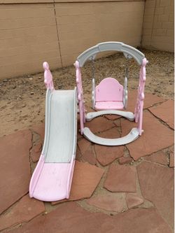 Toddler swing/slide