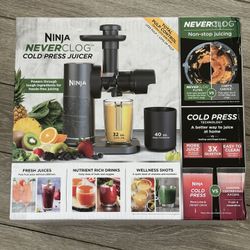 Ninja NeverClog Cold Pressed Juicer