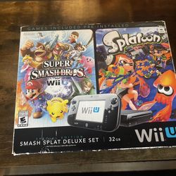 Nintendo Wii U Smash Xenoblade Chronicles X Bayonetta Splatoon Games Controller
