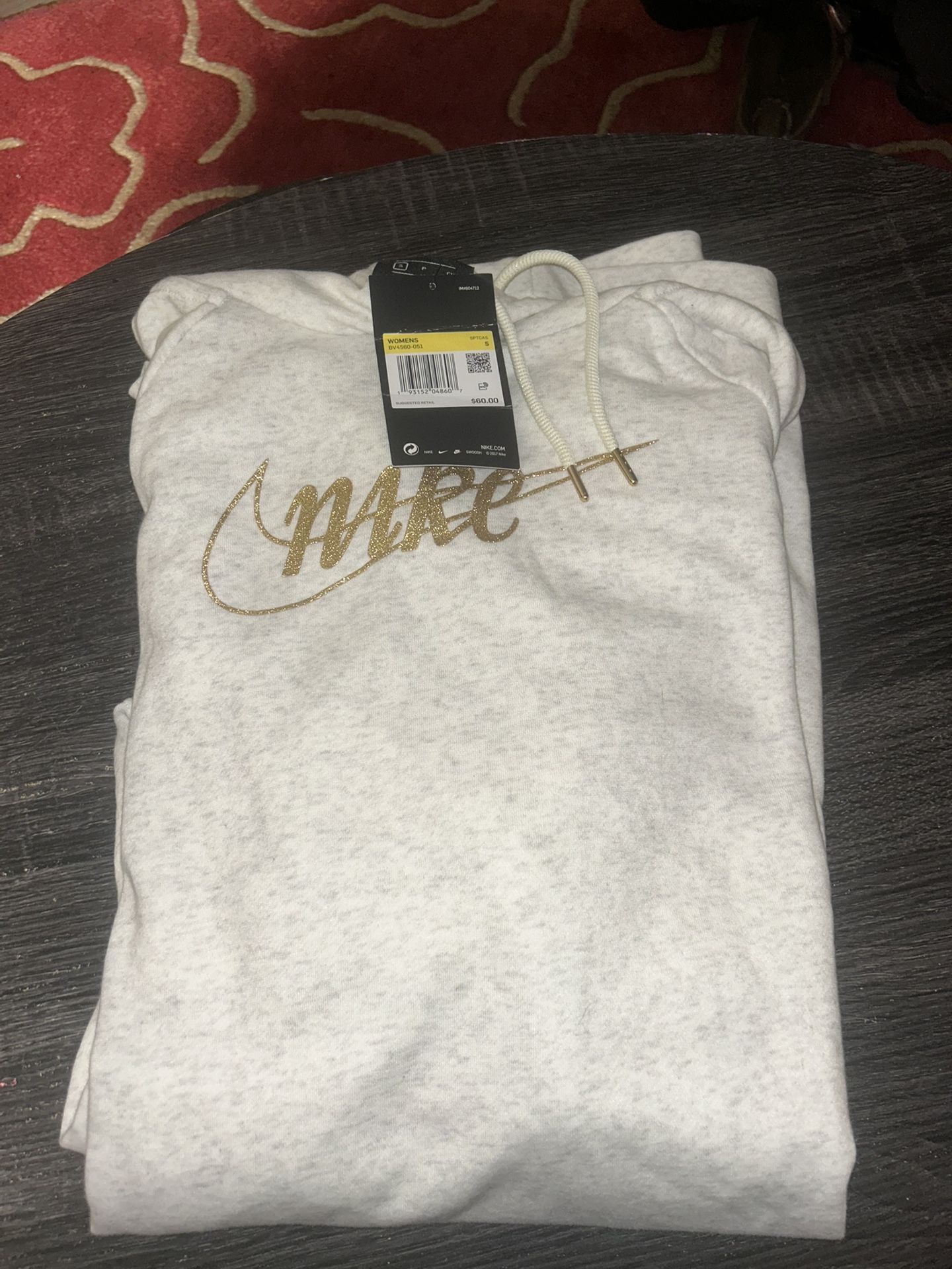 Nike Cream & Gold Hoodie Tunic