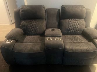 Loveseat - Ashley HyllMont Power Recliner Loveseat