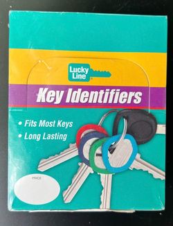 Lucky Line 16700 Key Identifier Medium Asst 200 Per Display Box