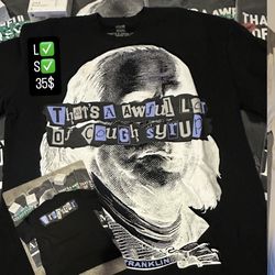 Amiri, cough syrup shirts