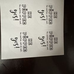 She Said Yes Stickers