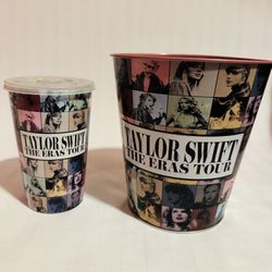 Taylor Swift, Exclusive Amc, Popcorn, Bucket, And Large Cup