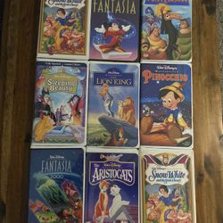 Vintage Walt Disney Classic VHS Masterpiece Collection