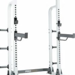 Fitness Gear Squat/Bench Rack and Weights