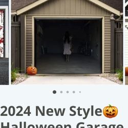 Halloween Garage Door Cover