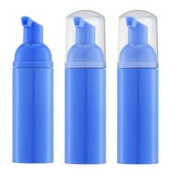 New Set of 3 Blue Foam Soap Dispenser Bottles