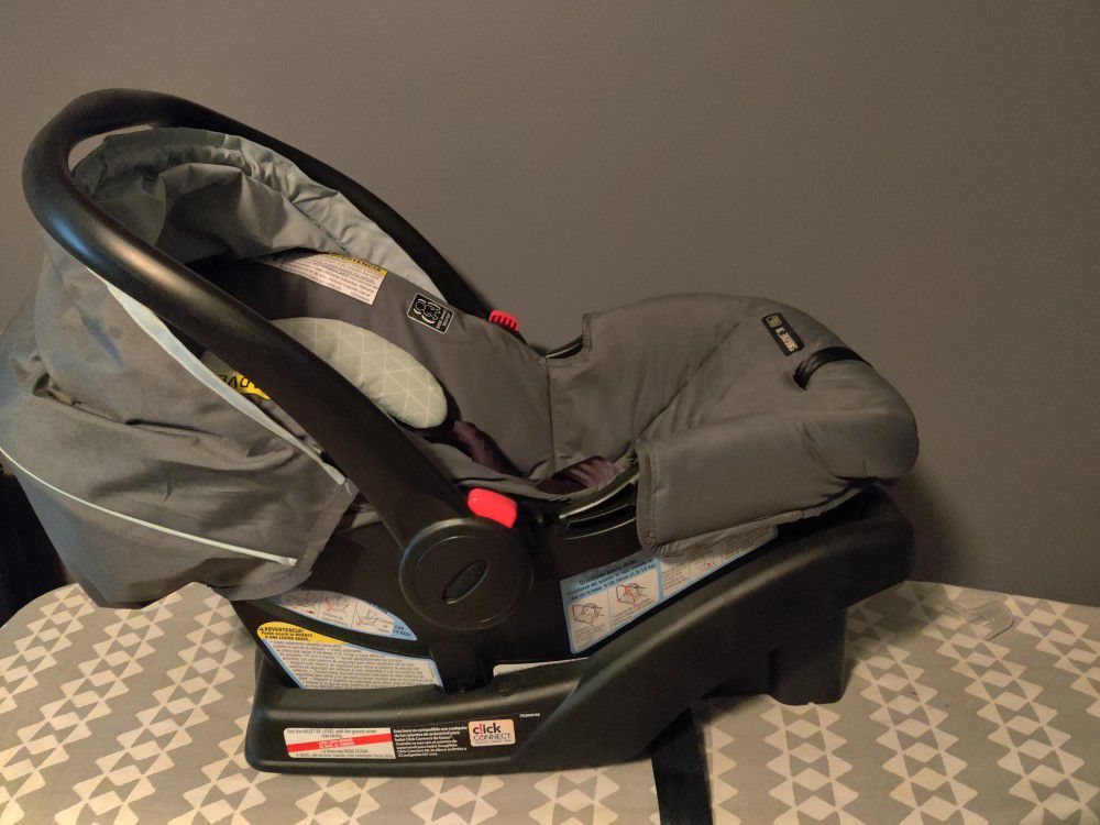 Greco's Snugride Car Seat Click Infant Seat With Car Seat Base