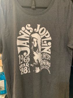 Janis Joplin 1969 Concert Graphic T-Shirt